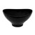Чаша овальная, закругленная из меламина, чёрная, 295×265×161 мм, 4100 мл