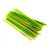 Трубочка для коктейля круглая с гофрой желто-зеленая 6×260 мм 100 шт