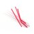 Трубочка для коктейля круглая в индивидуальной упаковке красная 5×200 мм 100 шт