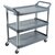 Сервисная тележка для кафе бара, ресторана профи серая, изображение 4