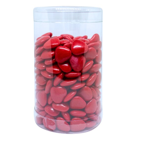 Драже із молочного шоколаду Amarischia червоні серця 200 г, зображення 2 Драже із молочного шоколаду Amarischia червоні серця 200 г, зображення 2