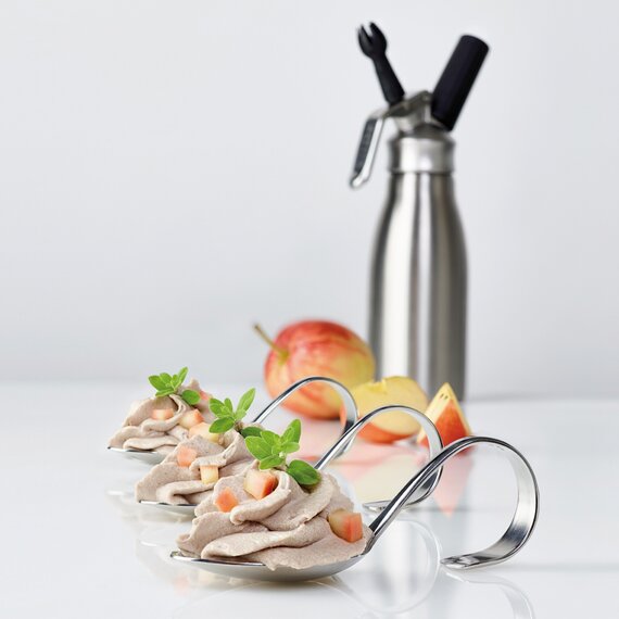 Сифон для вершків Kayser INOX 1 л, зображення 4