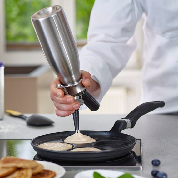 Сифон для вершків Kayser INOX 1 л, зображення 5