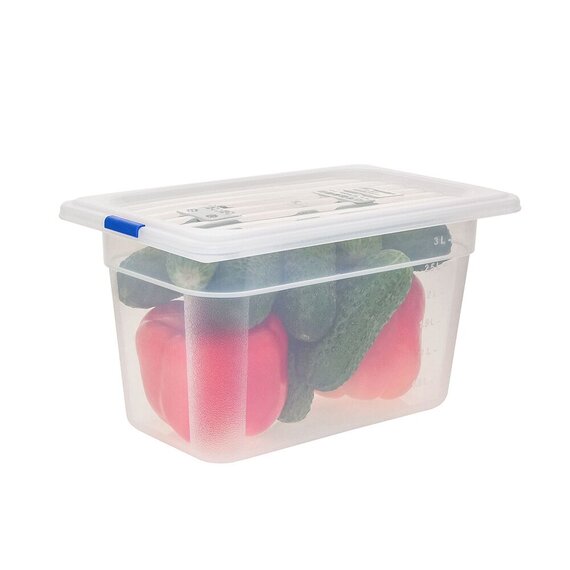 Контейнер для зберігання з кришкою поліпропілен 1/4 150 мм 3,5 л, зображення 4