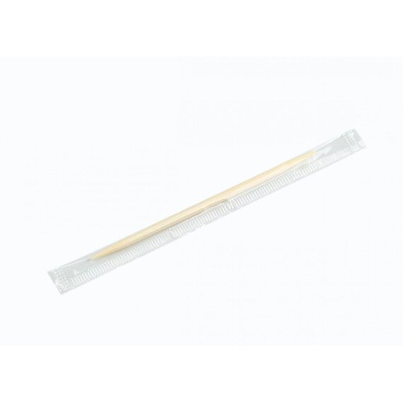 Зубочистки бамбукові в індивідуальній целофановій упаковці 1000 шт, зображення 5