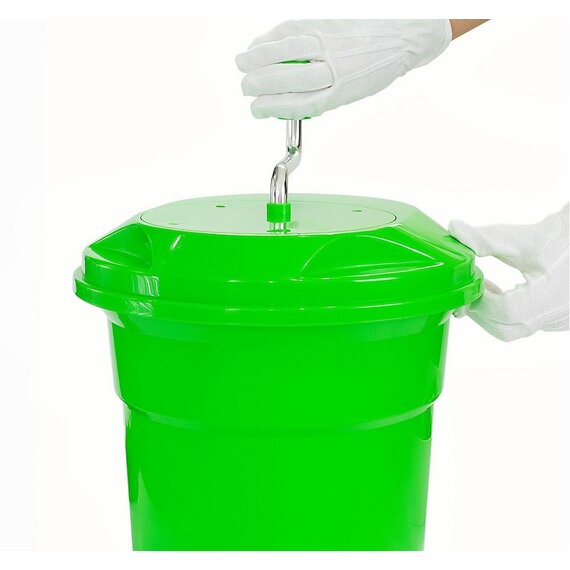 Сушарка для зелені та салату ручна зелена 12 л, зображення 4 Сушарка для зелені та салату ручна зелена 12 л, зображення 4