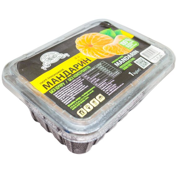Заморожене пюре Fruity Land Мандарин 1 кг, зображення 2