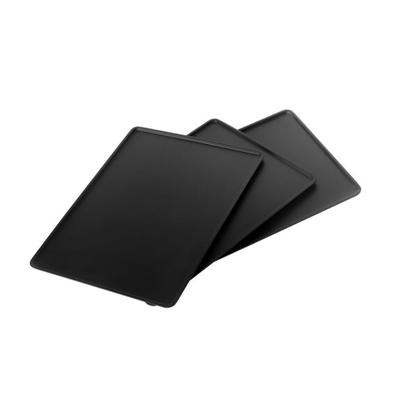 Піднос з меламіну 36×26×1,3 см чорний, зображення 4