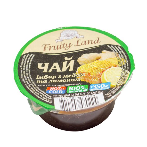 Чай Имбирный с медом и лимоном Fruity Land 24 шт, изображение 2