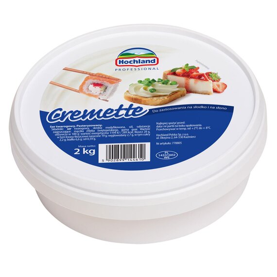 Вершковий сир Hochland Cremette Professional 65% 2 кг