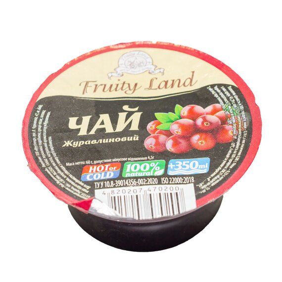 Чай Клюква Fruity Land 24 шт, изображение 2