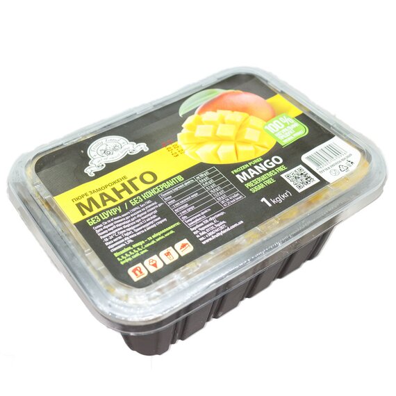Заморожене пюре Fruity Land Манго 1 кг, зображення 2