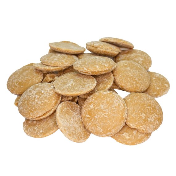 Білий шоколад із карамеллю Belcolade Selection Amber Cacao 1 кг, зображення 2 Білий шоколад із карамеллю Belcolade Selection Amber Cacao 1 кг, зображення 2