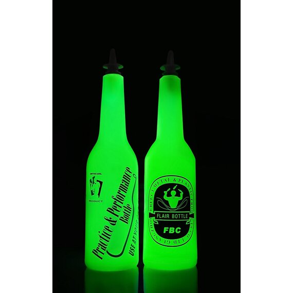 Пляшка для флейринга люмінісцентна з написом, зображення 2