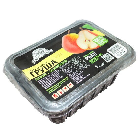 Замороженное пюре Fruity Land Груша 1 кг, изображение 2
