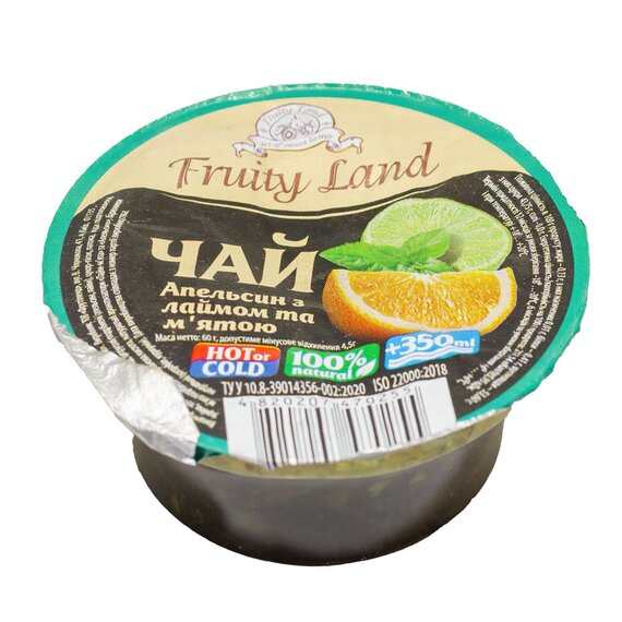 Чай Апельсин-лайм-мята Fruity Land 24 шт, изображение 2