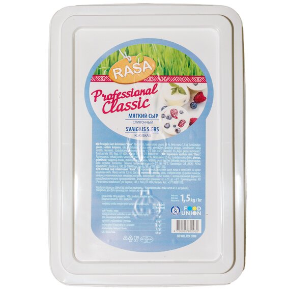 Крем-сир кондитерський Rasa Professional Classic 60% 1.5 кг, зображення 2