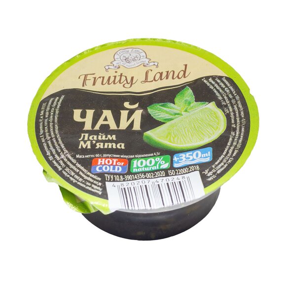 Чай Лайм-мята Fruity Land 24 шт, изображение 2