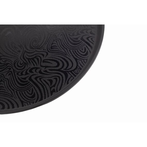 Піднос круглий чорний з малюнком 40,5 см, зображення 3 Піднос круглий чорний з малюнком 40,5 см, зображення 3