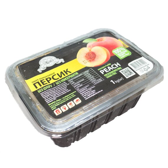 Заморожене пюре Fruity Land Персик 1 кг, зображення 2
