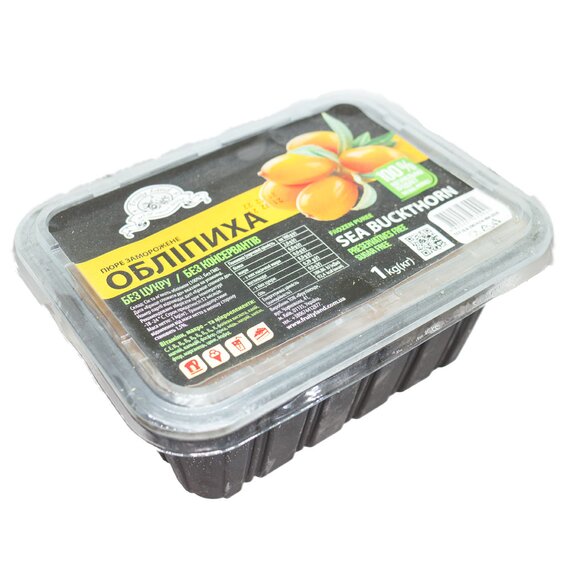 Заморожене пюре Fruity Land Обліпиха 1 кг, зображення 2