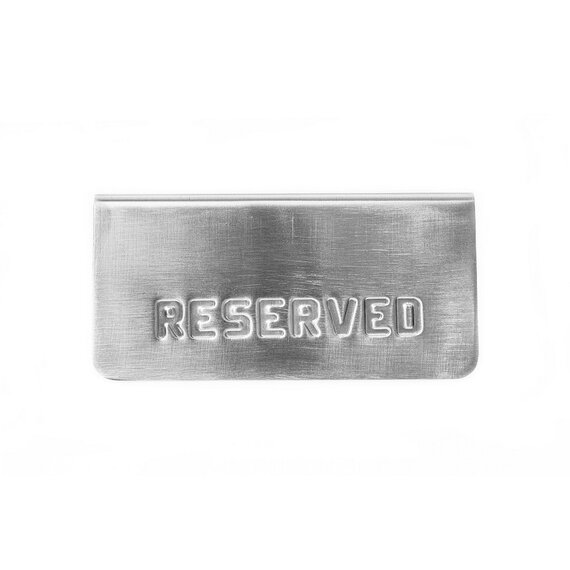 Табличка настільна RESERVED, зображення 2 Табличка настільна RESERVED, зображення 2