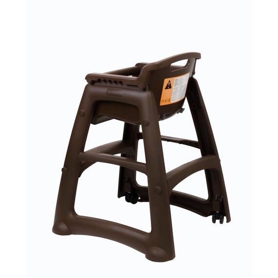 Детский стульчик для ресторана, коричневый, Цвет: Коричневый, изображение 5