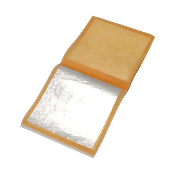 Сусальне харчове срібло IBC 25 листів, Колір: Срібний, зображення 2