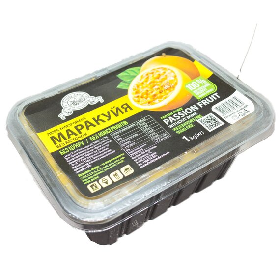 Заморожене пюре Fruity Land Маракуя без кісточки 1 кг, зображення 2