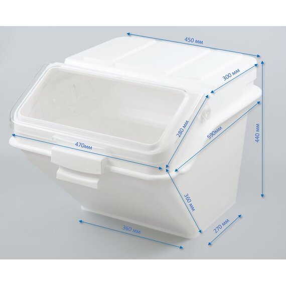 Контейнер для сипучих штабельований 47 л, зображення 5