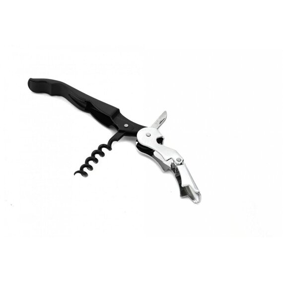 Ніж для офіціанта двоступінчастий чорний, зображення 2