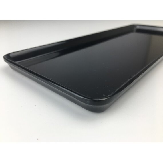Піднос з меламіну 38,9×15,4×1,5 см чорний, зображення 6