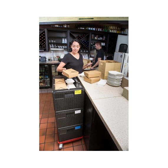 Термоконтейнер штабельований 46 л 60×40×31 см, зображення 6