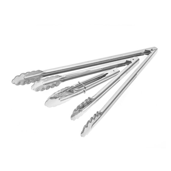 Щипці універсальні з нержавіючої сталі 24 см, зображення 4 Щипці універсальні з нержавіючої сталі 24 см, зображення 4
