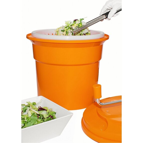 Сушарка для зелені та салату ручна помаранчева 12 л, Колір: Помаранчевий, зображення 13 Сушарка для зелені та салату ручна помаранчева 12 л, Колір: Помаранчевий, зображення 13