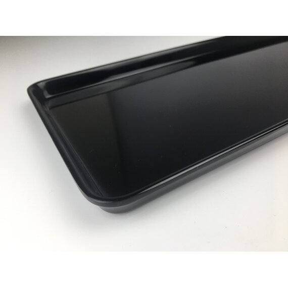 Піднос з меламіну 30,4×11,8×1,3 см чорний, зображення 4