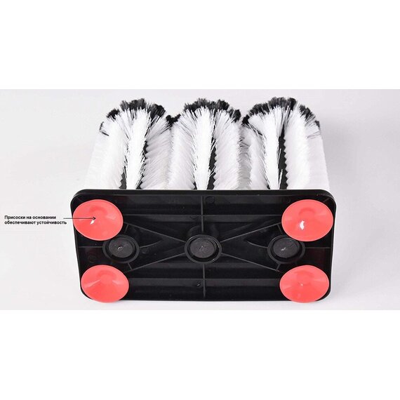 Коммерческий ерш для мойки стаканов тройной, 185×85×255 мм, изображение 2