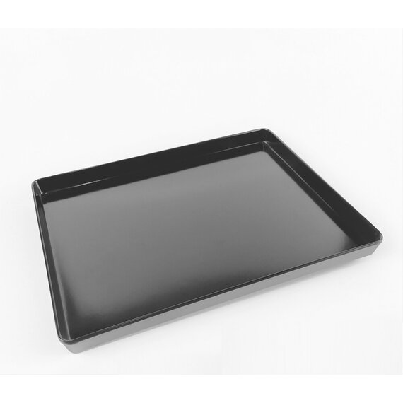 Піднос з меламіну 29,7×22,8×2,3 см чорний, зображення 3