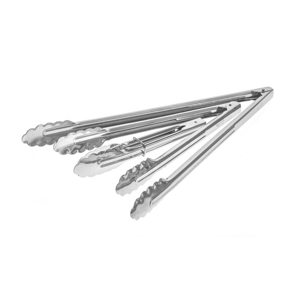 Щипці універсальні з нержавіючої сталі 24 см, зображення 5 Щипці універсальні з нержавіючої сталі 24 см, зображення 5