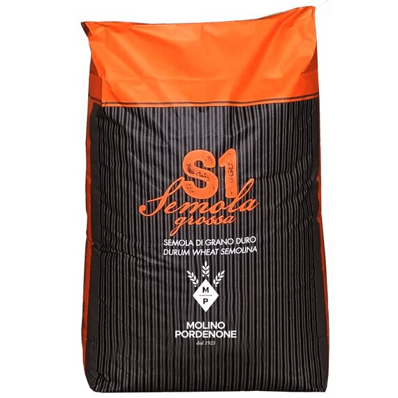 Итальянская мука для пасты Mininni S1 SEMOLA 25 кг, изображение 3