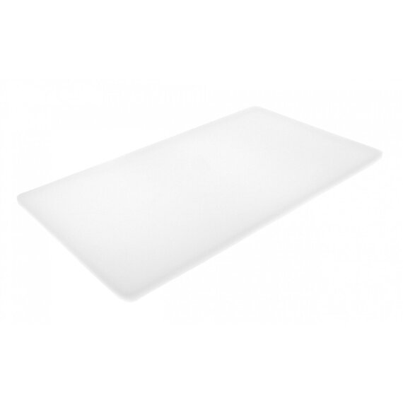 Двусторонняя разделочная доска LDPE, 600×400×13 мм, белая, Цвет: Белый