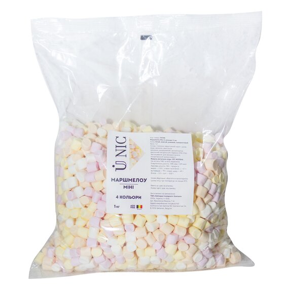 Бельгійський маршмелоу U NIC 4 кольори 1 кг, зображення 3