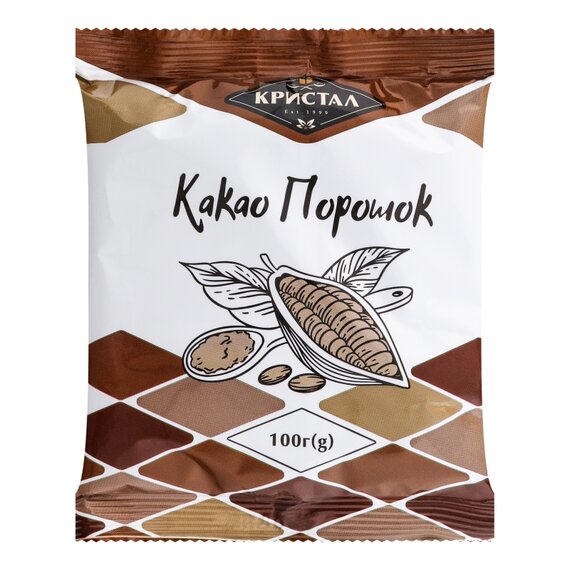 Какао-порошок Кристал 100 г, изображение 2
