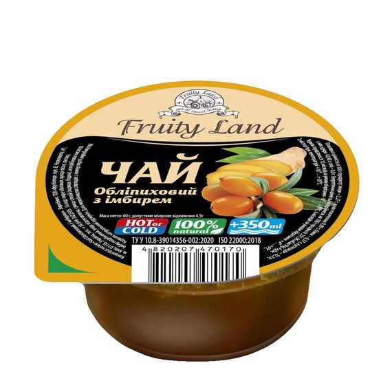 Чай Облепиха-имбирь-мед со специями Fruity Land 24 шт
