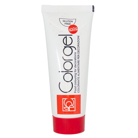 Вишневый гелевый краситель Colorgel Modecor ROSSO CILIEGIA 100 г, Цвет: Красный