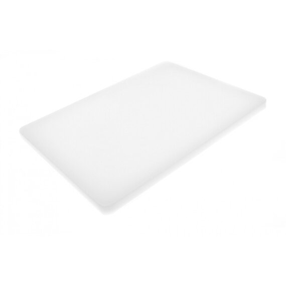 Дошка обробна двостороння LDPE 400×300×20 мм біла, Колір: Білий