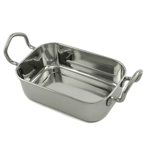 Форма прямокутна з ручками з нержавіючої сталі 14,5×9,5 см