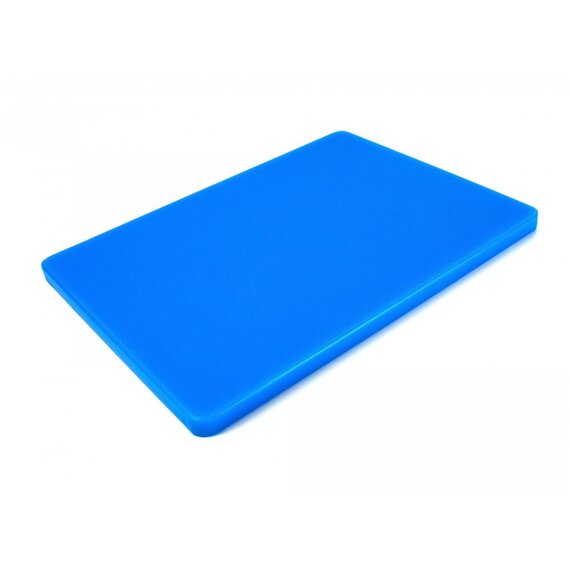 Двусторонняя разделочная доска LDPE, 400×300×20 мм, синяя, Цвет: Синий