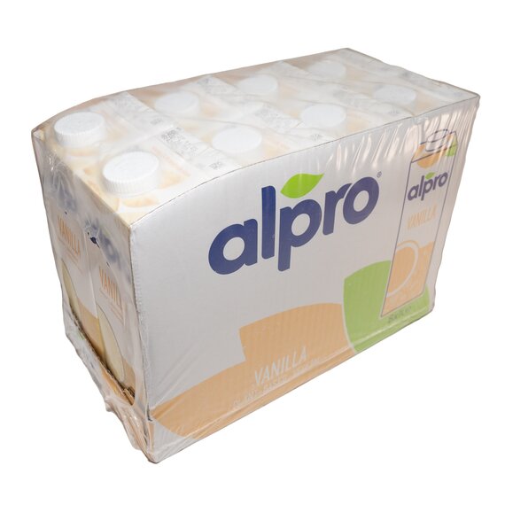Соєве молоко з ванільним смаком Alpro оптом, ящик 8 л