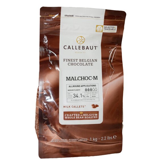 Молочний шоколад з замінником цукру Callebaut Malchoc-M 1 кг